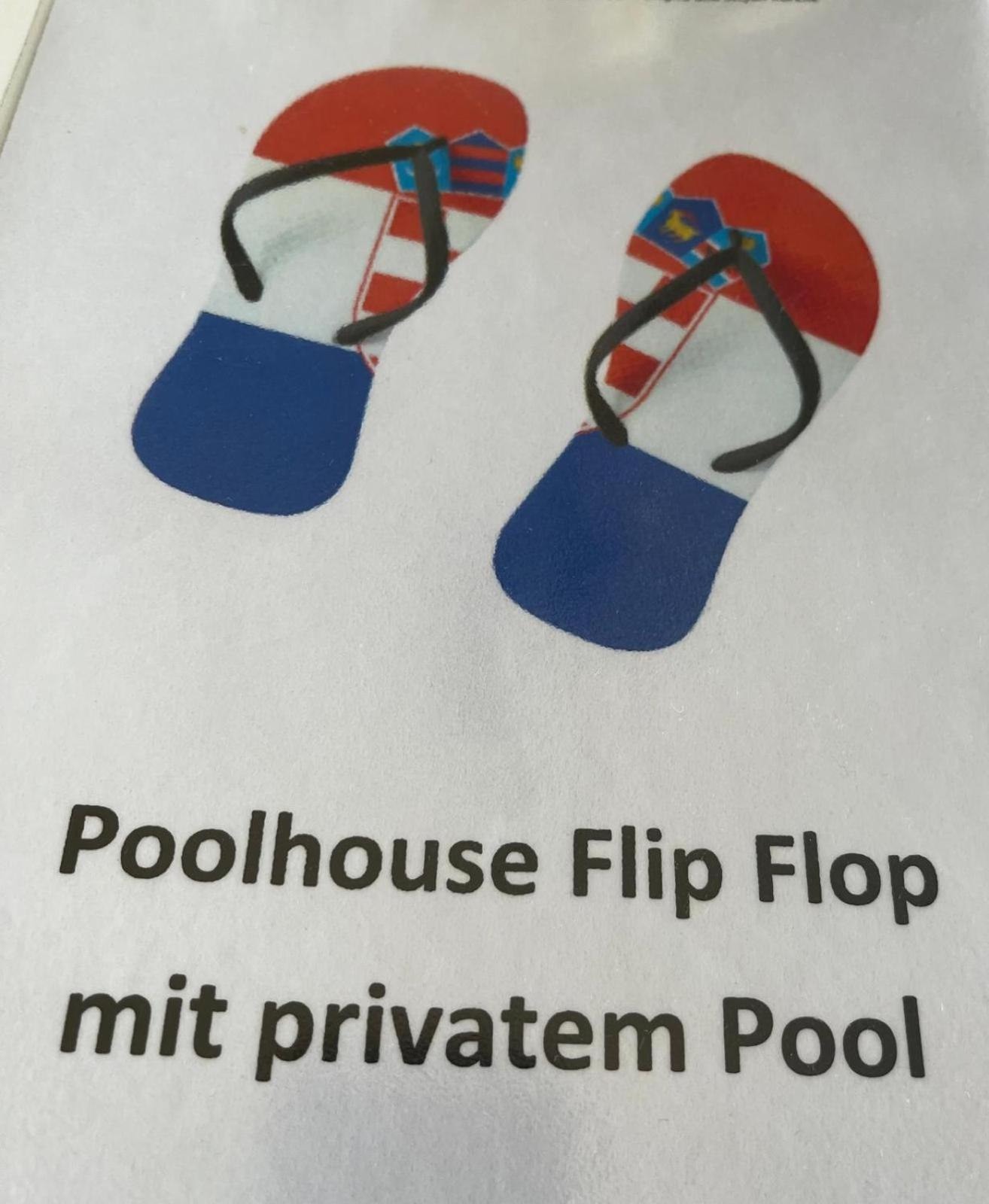 Poolhouse Flip Flop - Mit Privatem Pool Villa วีร์ ภายนอก รูปภาพ